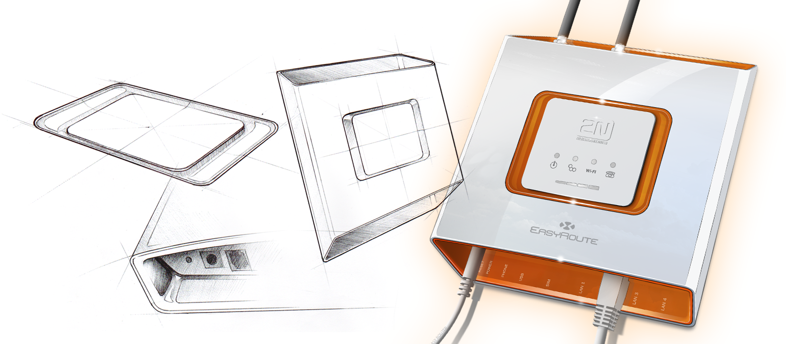 2N wi-fi router sketches